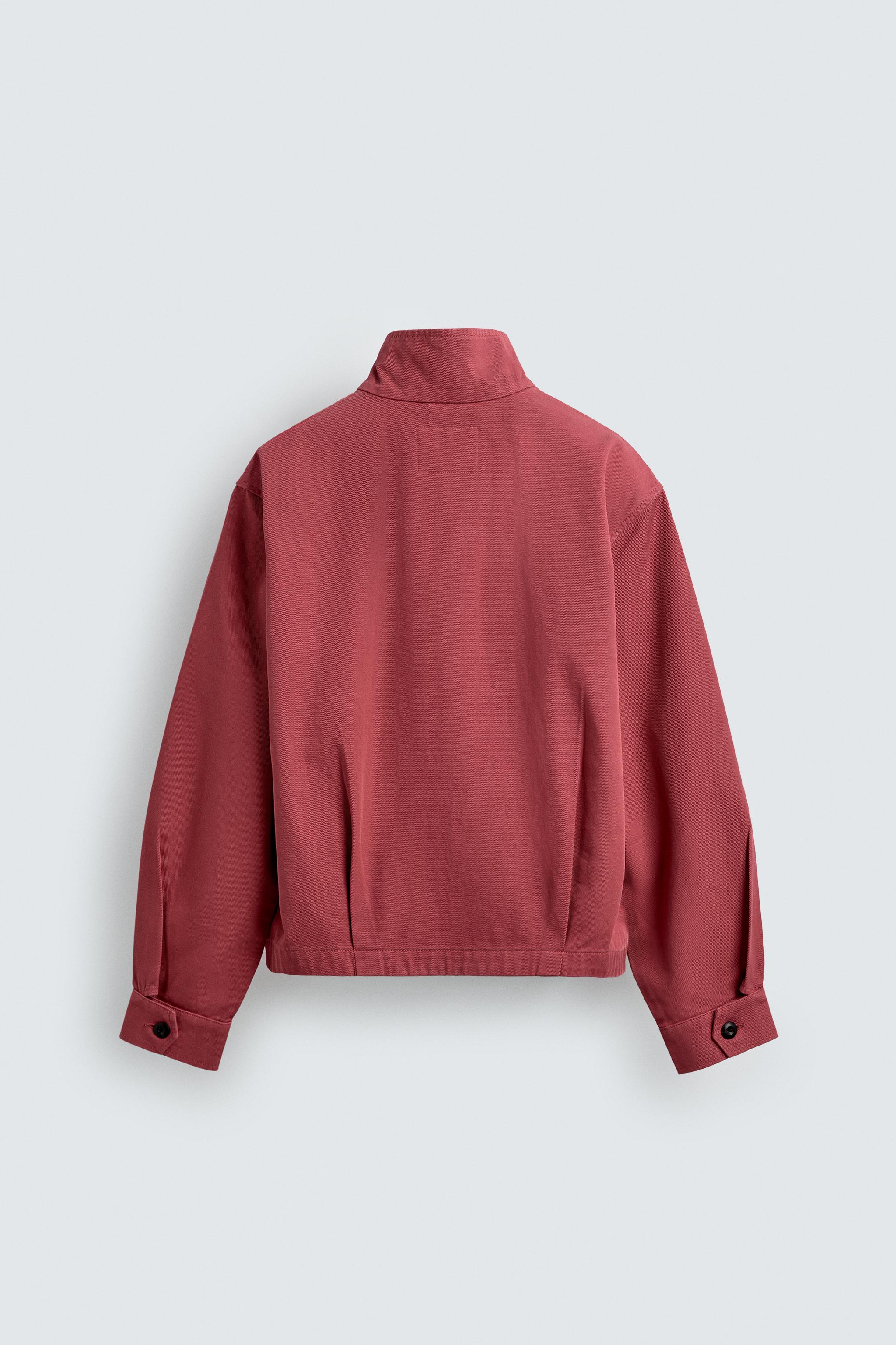 WASHED COTTON REGULAR FIT JACKET